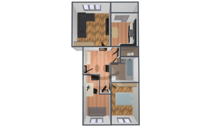 3-ROOM APARTMENT WITH A LOGGY / 72 m2 / Zilina - Hájik